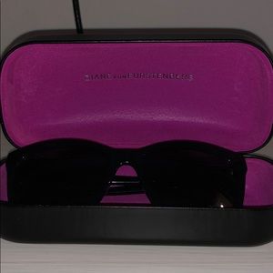 DVF black sunglasses